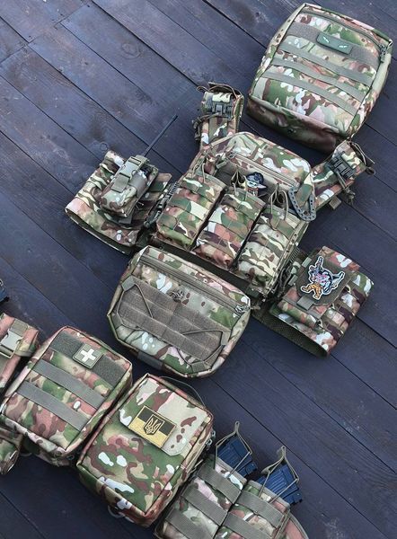 Модернізована плитоноска Gen.9 "PRO", РПС+12 підсумків 1312245 фото