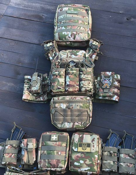 Модернізована плитоноска Gen.9 "PRO", РПС+12 підсумків 1312245 фото