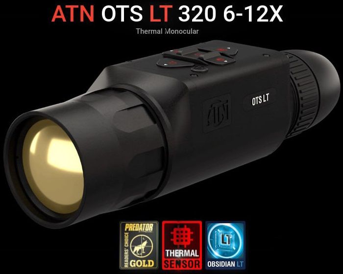 Тепловізійний монокуляр ATN OTS-LT, 6-12x 320x240 50mm 12 micronThermal Viewer 1678485455  фото