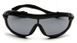 Окуляри захисні з ущільнювачем Pyramex XS3 Plus (gray) Anti-Fog, чорні 2ХС3-20П фото 2