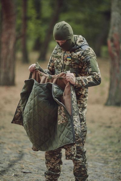 Зимова військова куртка Soft Shel (софтшел) піксель 1362955 фото