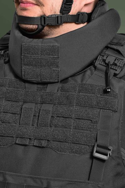 Бронекостюм scout pack MPS М8 PRO + балістичні пакети захист боків, паху, шиї, плечей 1 класс ДСТУ. Колір Чорний 4283 фото