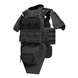 Бронекостюм scout pack MPS М8 PRO + балістичні пакети захист боків, паху, шиї, плечей 1 класс ДСТУ. Колір Чорний 4283 фото 1