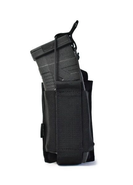 Еластичний одинарний підсумок для магазинів Elastic. Cordura 1000. Колір Чорний 349 фото