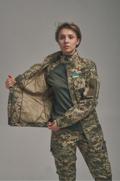 Тактична куртка UA ріп-стоп PL жіноча піксель 4363058 фото