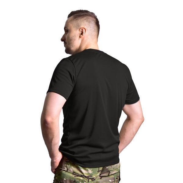 Футболка Coolmax Tactical air Tee. Колір Чорний S 1592 фото