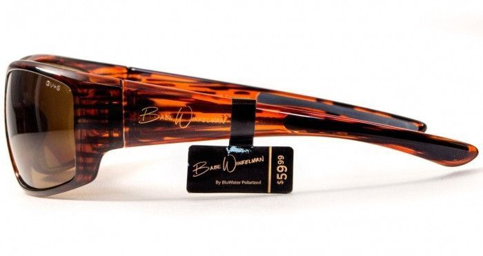 Окуляри поляризаційні (захисні) BluWater Babe Winkelman Polarized (brown) коричневі 4ВИН3-Ч50П фото