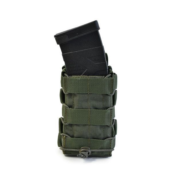 Подвійний відкритий підсумок для магазинів Stealth D. Cordura 1000. Колір Ranger Green 324 фото