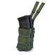 Подвійний відкритий підсумок для магазинів Stealth D. Cordura 1000. Колір Ranger Green 324 фото 3