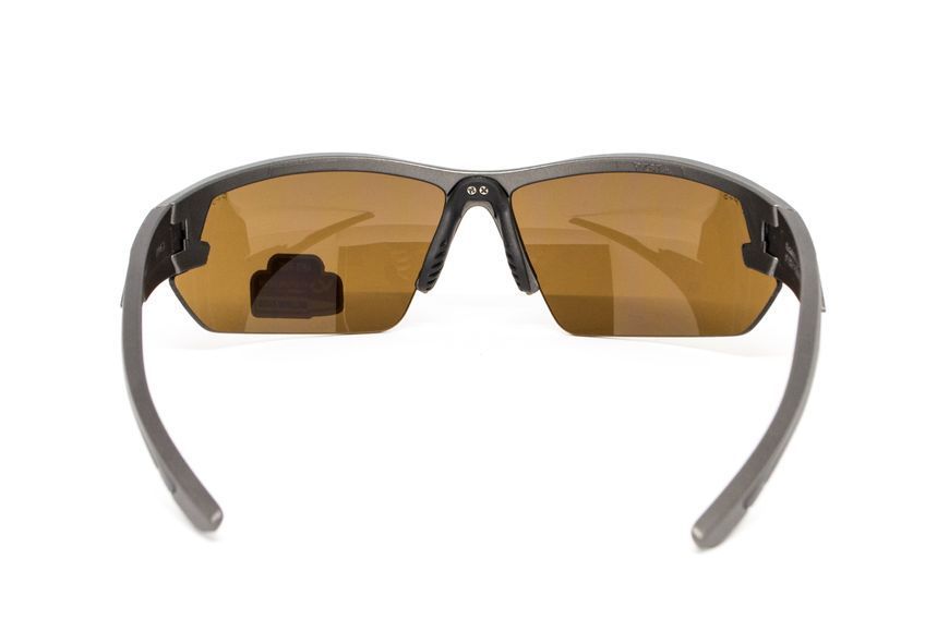 Захисні окуляри Venture Gear Tactical Semtex 2.0 Gun Metal (bronze) Anti-Fog, коричневі в оправі кольору "темний металік" VG-SEMGM-BZ1 фото