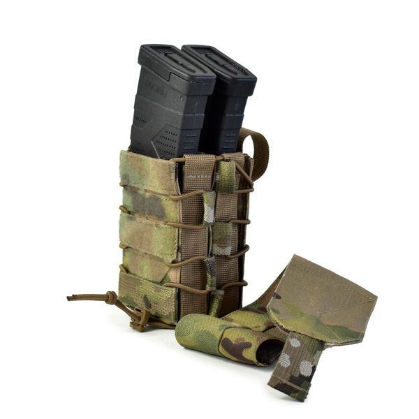Подвійний закритий підсумок для магазинів Bronya Kyiv Stealth DС. Cordura 1000. Колір Мультикам 332 фото