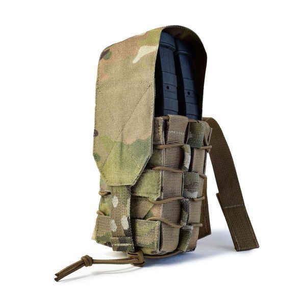 Подвійний закритий підсумок для магазинів Bronya Kyiv Stealth DС. Cordura 1000. Колір Мультикам 332 фото