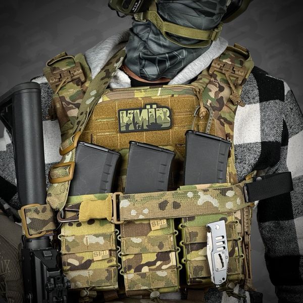Ремінь збройовий одно/двоточковий з додатковим кріпленням RAGNAROK "TYR" carbine мультикам TYR1 фото