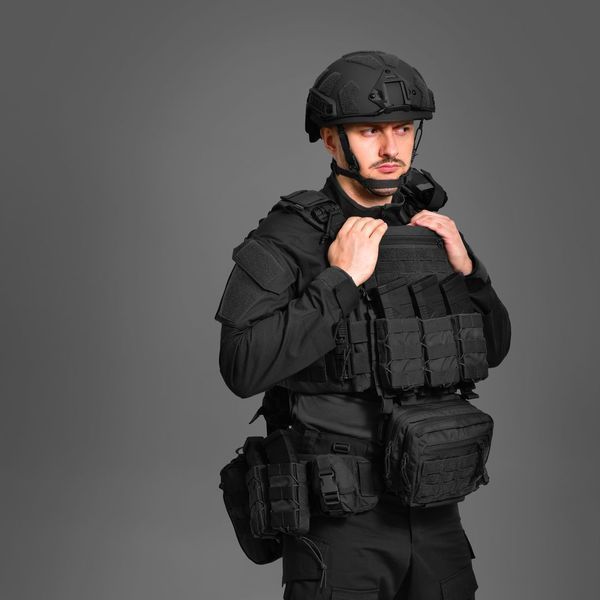 Підсумок під гранату Bronya Kyiv Tactical Series. Cordura 1000. Колір Чорний 39 фото