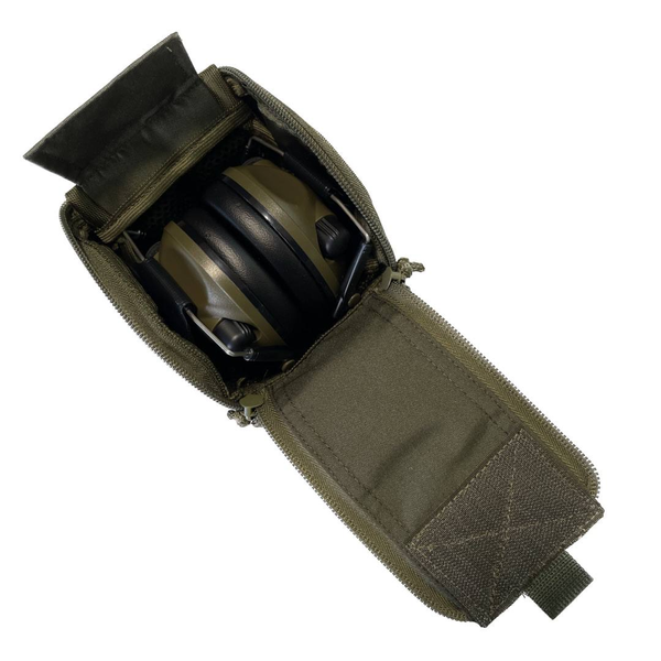 Чохол-підсумок під навушники олива EastGear 6300024 фото