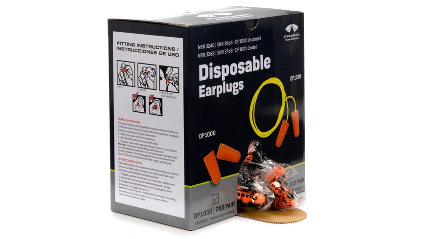 Беруші Pyramex DP1000 (захист слуху SNR 38 дБ) PM-EAR-DP1000 фото