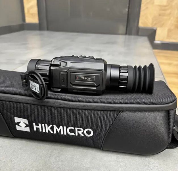 Тепловізійний приціл Hikmicro Thunder TE19 2.0, 256&times;192, 50 Гц, 1000 м, 19 мм, Wi-Fi, стадіометричний далекомір (HM-TR52-198S1G/W-TE19 2.0) 3961235 фото