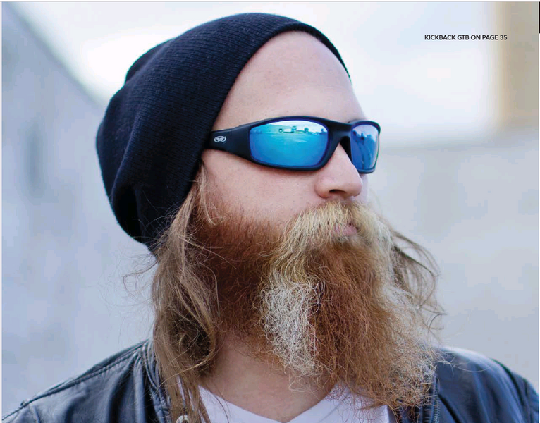 Окуляри фотохромні (захисні) Global Vision KickBack Photochromic (G-Tech&trade; blue) Anti Fog, фотохромні дзеркальні сині 1КИК24-90 фото