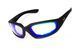 Окуляри фотохромні (захисні) Global Vision KickBack Photochromic (G-Tech&trade; blue) Anti Fog, фотохромні дзеркальні сині 1КИК24-90 фото 1