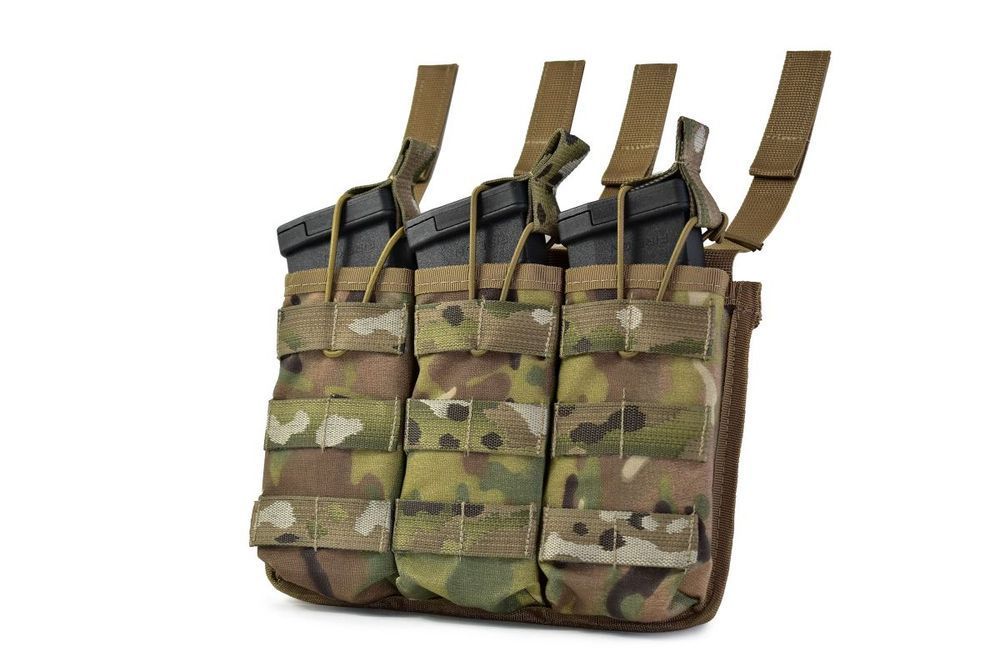 Потрійний підсумок для магазинів Combat Triple. Cordura 1000. Колір Мультикам 129 фото