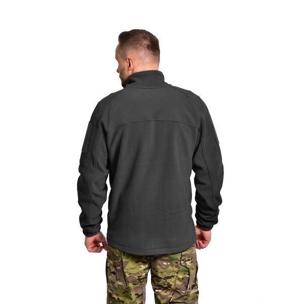 Флісова кофта на блискавці M1014 Tactical Series. Колір Чорний S 2168 фото