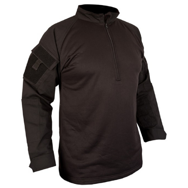 Сорочка бойова Ubacs Tactical Fleece, Kombat Tactical, чорна СТ-00000779 фото