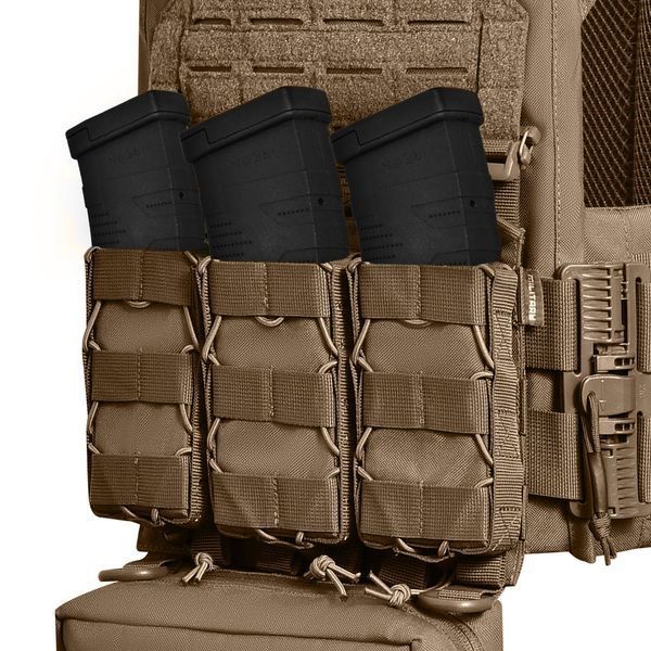 Бронежилет з підсумками 6&ndash;го класу MPS warrior pack + Бронеплити + балістичні пакети захист боків та паху 1 клас ДСТУ. Колір Койот 4335 фото