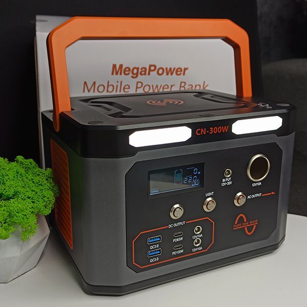 Портативна зарядна станція 300W MegaPower 38270151 фото