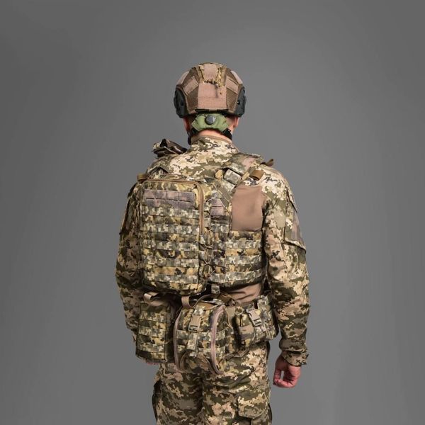 Плитоноска під плити XL Bronya Kyiv MPS М8 PRO. Cordura 1000. Колір Піксель (mm14) 227 фото