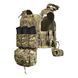 Бронежилет з підсумками 6&ndash;го класу MPS warrior pack + Бронеплити + балістичні пакети захист боків та паху 1 клас ДСТУ. Колір Мультикам 4334 фото 4