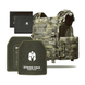 Бронежилет 6&ndash;го класу Striker pack MPS М8 PRO + Бронеплити + балістичні пакети захист боків 1 класс ДСТУ. Мультикам 4274 фото 1