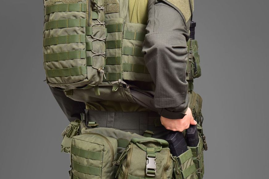 Підсумок-аптечка горизонтальна Bronya Kyiv Horizontal Quick-Snap. Cordura 1000. Колір Ranger Green 414 фото