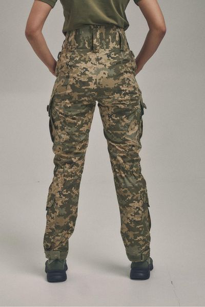 Тактичні штани ріп-стоп з корсетом жіночі піксель 4362984 фото