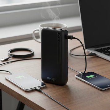 Акумулятор Rixus 30000 mah 20w RXPB38B 90835571 фото