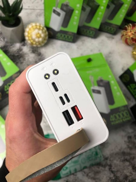 Зарядний пристрій Power bank OARMIO 40000 mAh White 18287237 фото