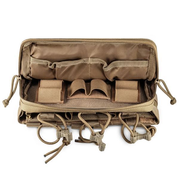 Адмін-підсумок під 3 магазини AK/AR Tactical Series. Cordura 1000. Колір Койот 3923 фото