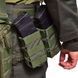 Підсумок для магазинів одинарний відкритий тканевий Stealth PRO. Cordura 1000. Колір Ranger Green 4956 фото 3