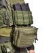 Підсумок для магазинів одинарний відкритий тканевий Stealth PRO. Cordura 1000. Колір Ranger Green 4956 фото 4