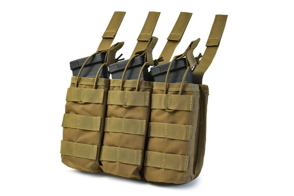 Потрійний підсумок для магазинів Combat Triple. Cordura 1000. Колір Койот 372 фото