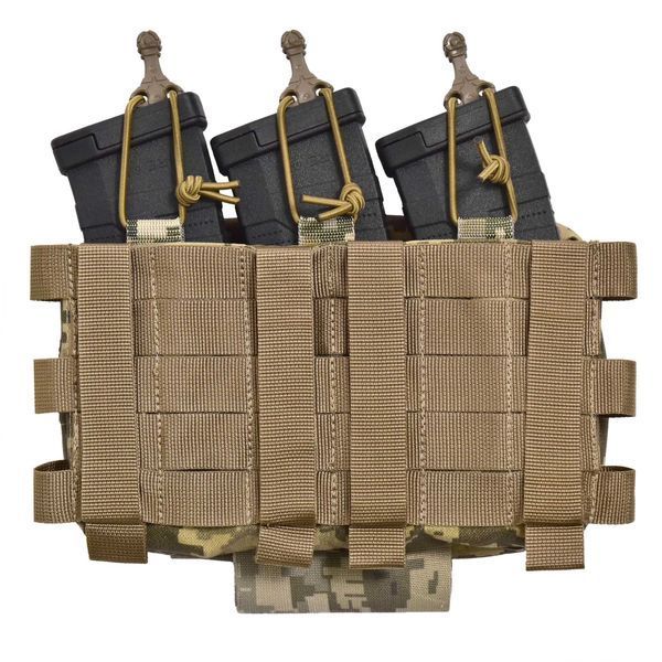 Адмін-підсумок під 3 магазини AK/AR Tactical Series. Cordura 1000. Колір Піксель 3924 фото