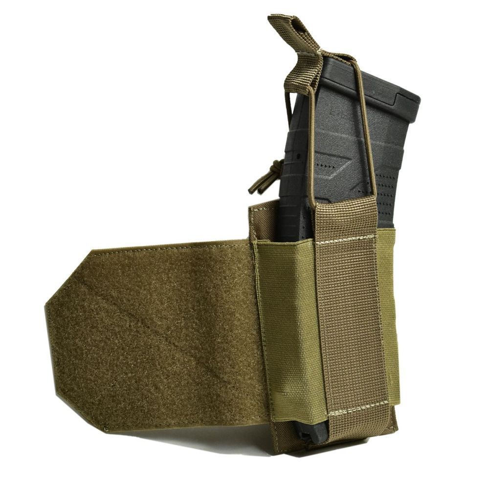 Еластичний бічний лівий підсумок для магазинів на липучці Elastic L. Cordura 1000. Колір Койот 363 фото
