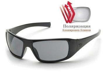Окуляри поляризаційні (захисні) Pyramex Goliath Polarized (gray), сірі 2ГОЛИ-20П фото
