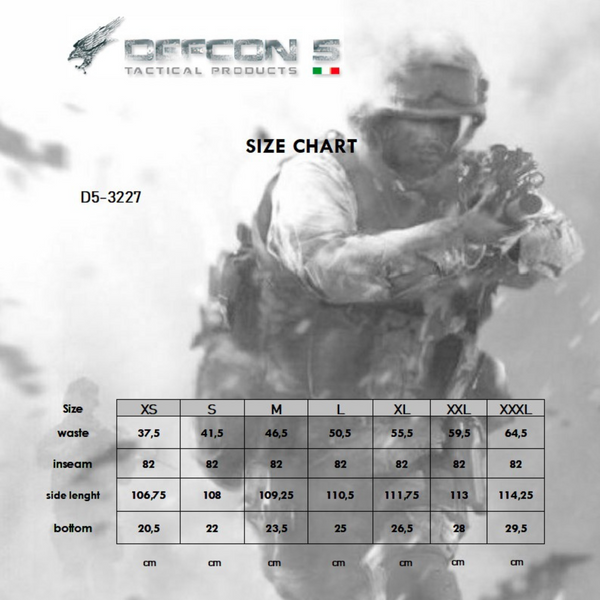 Штани з наколінниками, GLADIO, Defcon 5, мультикам D5-3227 MC (XL) фото