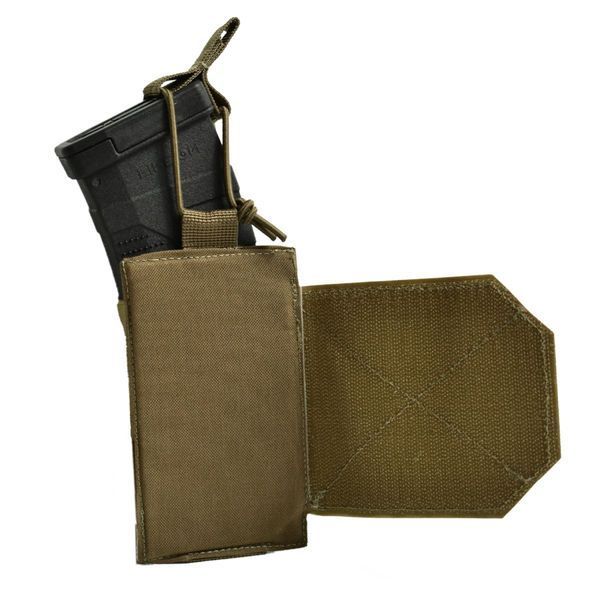 Еластичний бічний лівий підсумок для магазинів на липучці Elastic L. Cordura 1000. Колір Койот 363 фото