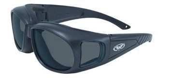 Окуляри захисні з ущільнювачем Global Vision Outfitter (gray) Anti-Fog, чорні 1АУТФ-20 фото