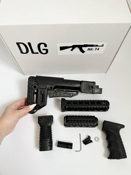 Обвіс від DLG Tactical для АК 47/ АК 74 ,АКМ Чорний 41949469 фото
