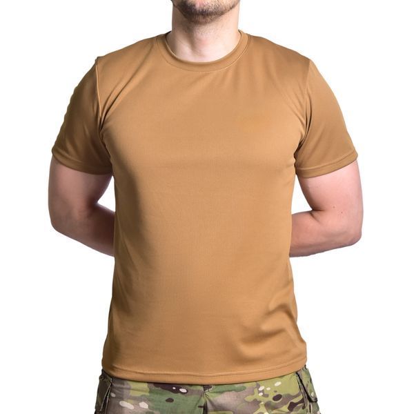 Комплект футболок Coolmax Tactical air Tee. Колір Койот 3шт S 5713 фото