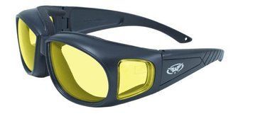 Окуляри захисні з ущільнювачем Global Vision Outfitter (yellow) Anti-Fog, жовті 1АУТФ-30 фото