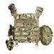 Бронежилет з підсумками 5&ndash;го класу MPS warrior pack + Бронеплити + балістичні пакети захист боків та паху 1 клас ДСТУ. Колір Мультикам 4329 фото 8