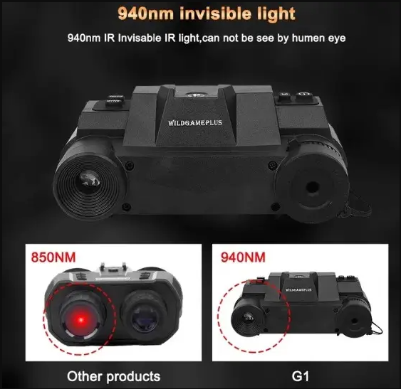 Прилад нічного бачення G1 4.5х Night Vision 1920x1080P невидима хвиля 940nm з кріпленням на голову 543752 фото